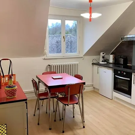 Vintage Avec Vue Sur Le Chateau